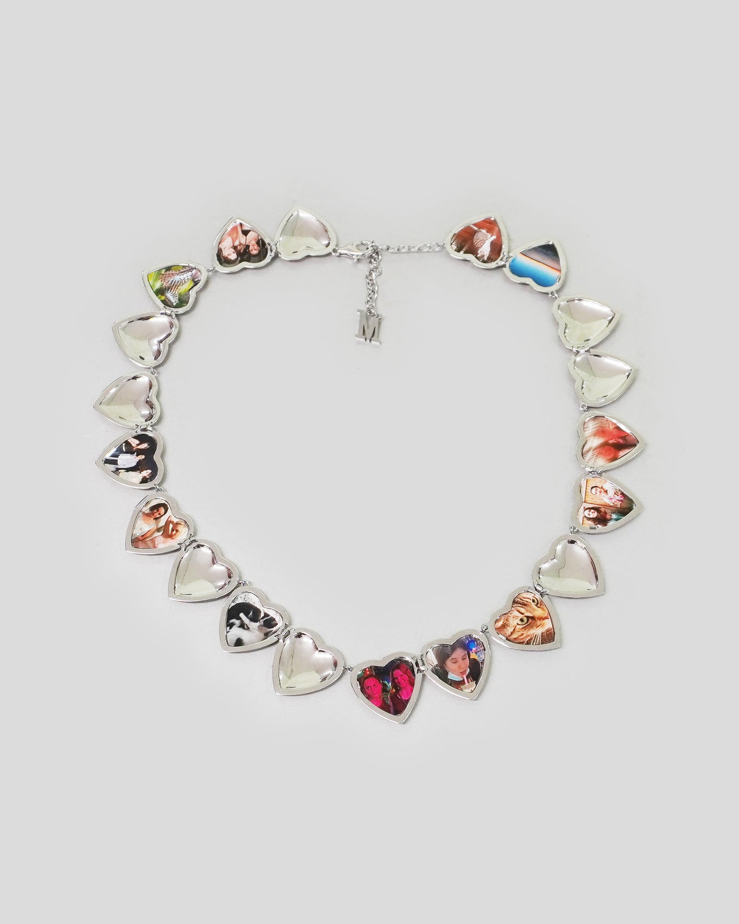 Multi Open Hearts Necklace